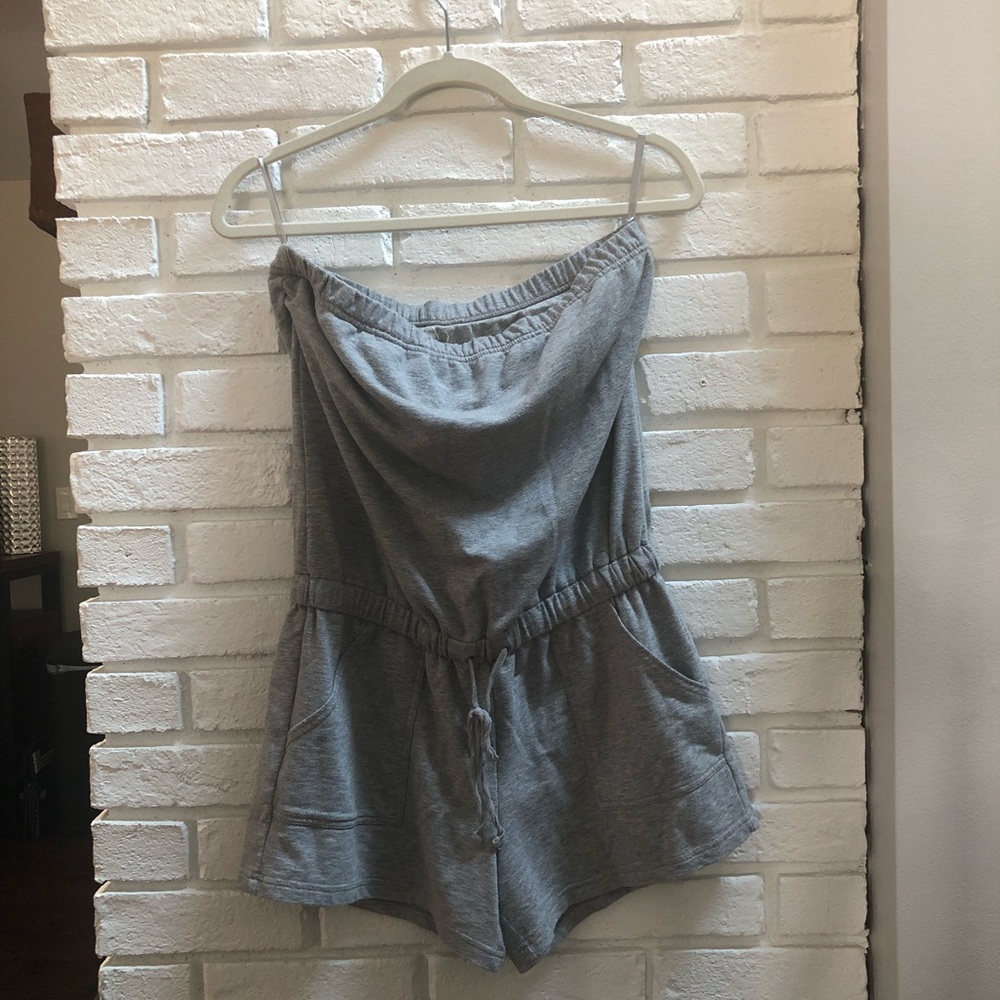 Gray romper
